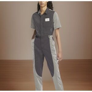 Nike Jordan Essentials Flight Suit Jumpsuit Womens XS Gray DD7063-082 One-Piece